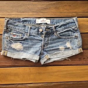 Hollister Denim Low Rise Shorts